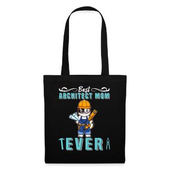 Best Architect Mom Ever Technical Drawing Mother - Tote Bag - black - Front