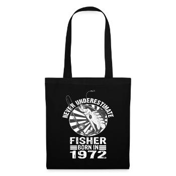 Ne sous-estimez jamais Fisher né en 1972 - Sac en tissu - noir - Devant