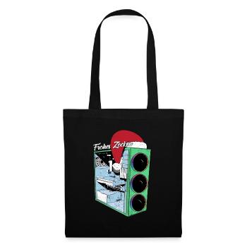 PC de jeu avec Beanie Funny Gambler Outfit Noël - Sac en tissu - noir - Devant