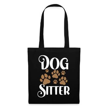 Dog Sitter Dog Sitting Dog Sitting - Tote Bag - black - Front