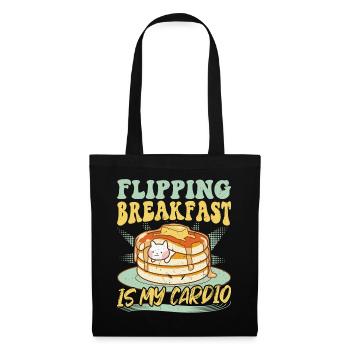 Flipping Breakfast Is My Cardio Pancake Maker - Tote Bag - black - Front