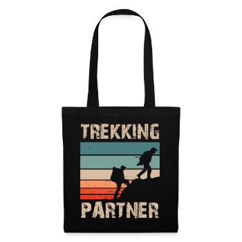 Trekking Partenaire Randonneurs Randonneurs Randonnée - Sac en tissu - noir - Devant
