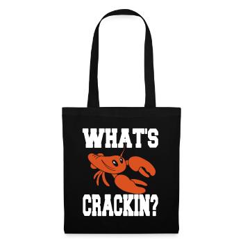 lobster - Whats crackin - Stoffbeutel - Schwarz - Vorne