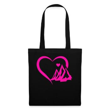 Escalade Randonnée en montagne - Mountain Heart - Sac en tissu - noir - Devant