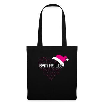 Gymnastique Gymnastique Gymnaste Chapeau de Noël Saint-Nicolas - Sac en tissu - noir - Devant