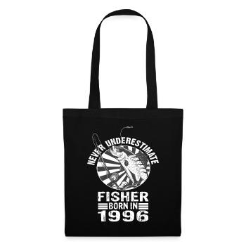 Never Underestimate Fisher born 1996 - Tote Bag - black - Front