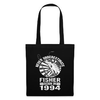 Ne sous-estimez jamais Fisher né en 1994 - Sac en tissu - noir - Devant