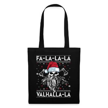 Viking Ugly Christmas – Valhalla Wikinger Outfit - Tote Bag - black - Front