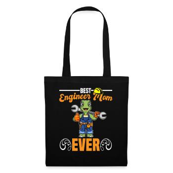 Best Engineer Mom Ever Construction Worker Mommy - Tote Bag - black - Front