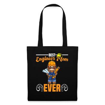 Best Engineer Mom Ever Construction Worker Mommy - Tote Bag - black - Front