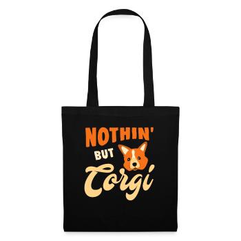 Nothin' But Corgi Dog - Tote Bag - black - Front