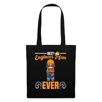 Best Engineer Mom Ever Construction Worker Mommy - Tote Bag - black - Front