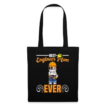 Best Engineer Mom Ever Construction Worker Mommy - Tote Bag - black - Front