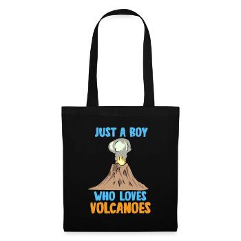 Boy who loves volcanoes Rockhounding geologist - Tote Bag - black - Front