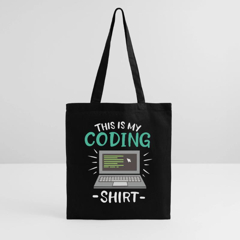 This is my Coding Shirt Coder Tote Bag