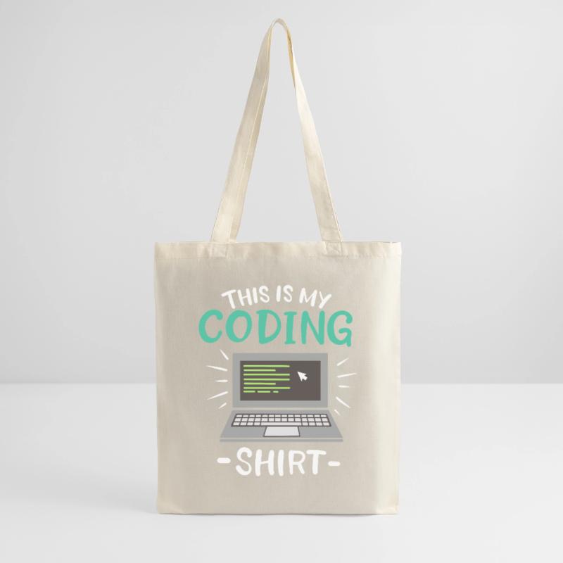 This is my Coding Shirt Coder Tote Bag