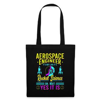 Ingénieur aérospatial C’est comme - Sac en tissu - noir - Devant