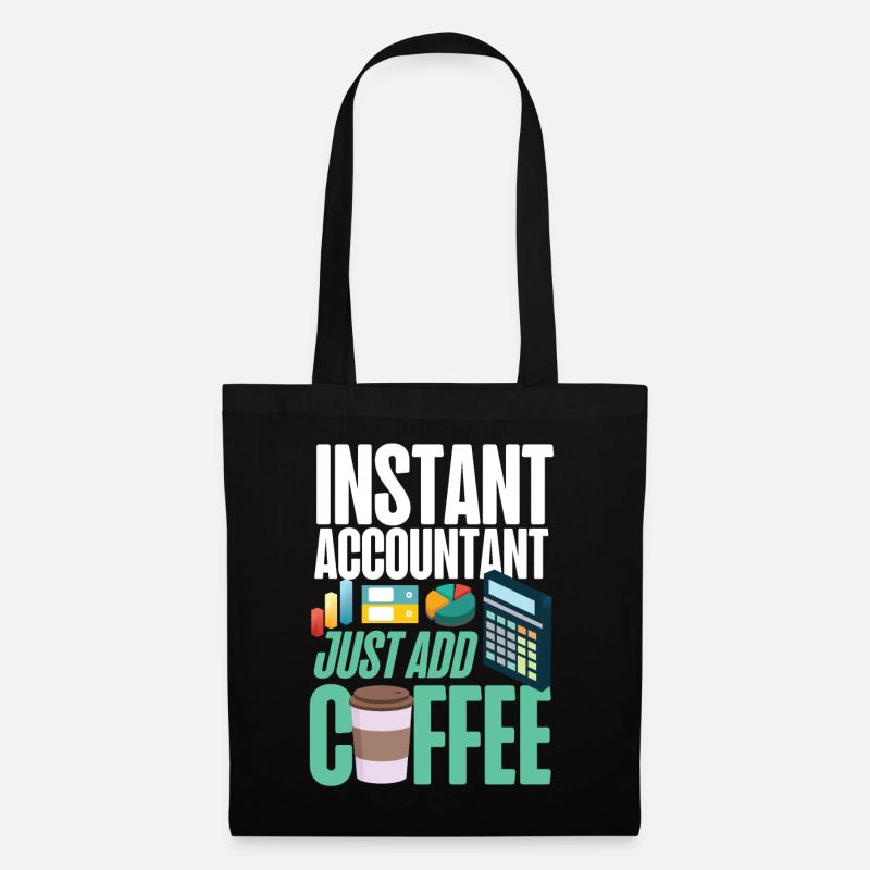 Comptable Comptable Comptable - Sac en tissu - noir