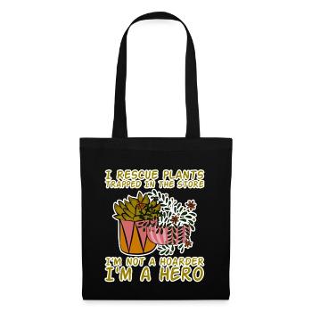 I Rescue Plants Trapped In The Store 4 - Tote Bag - black - Front