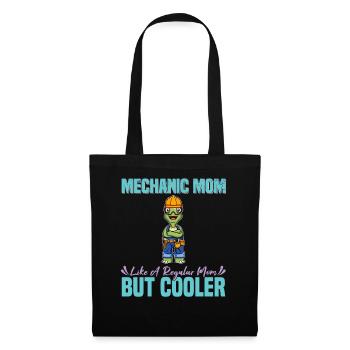 Mechanic Mom Like A Regualr Mom But Cooler - Stoffbeutel - Schwarz - Vorne