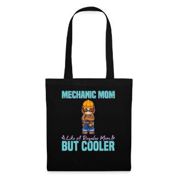 Mechanic Mom Like A Regualr Mom But Cooler - Stoffbeutel - Schwarz - Vorne