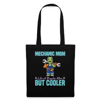 Mechanic Mom Like A Regualr Mom But Cooler - Stoffbeutel - Schwarz - Vorne