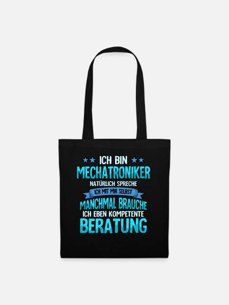 Mechatroniker - Stoffbeutel - Schwarz