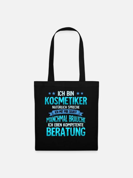Kosmetiker - Stoffbeutel - Schwarz