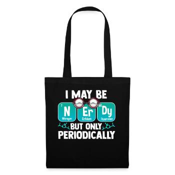 Nerd periodic table - Tote Bag - black - Front