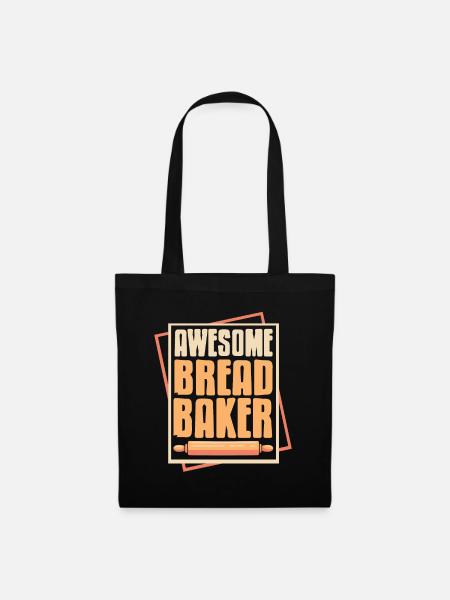 Awesome bread baker - Stoffbeutel - Schwarz