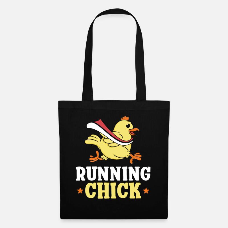 Running Runner Half Marathon - Stoffbeutel - Schwarz