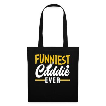 The funniest caddy ever Golfing Golf - Tote Bag - black - Front