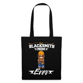 Best Blacksmith Mom Ever Metal Work Forge Hammer - Tote Bag - black - Front