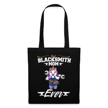 Best Blacksmith Mom Ever Metal Work Forge Hammer - Tote Bag - black - Front
