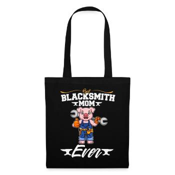 Best Blacksmith Mom Ever Metal Work Forge Hammer - Tote Bag - black - Front