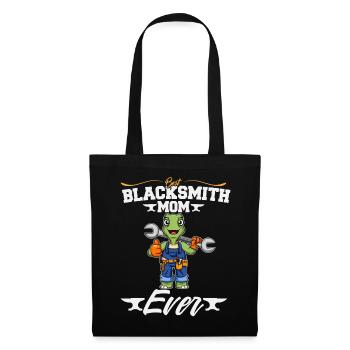 Best Blacksmith Mom Ever Metal Work Forge Hammer - Tote Bag - black - Front