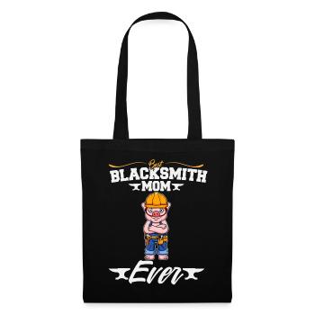 Best Blacksmith Mom Ever Metal Work Forge Hammer - Tote Bag - black - Front