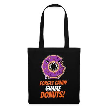 Funny Gimme Donuts Halloween Costume - Tote Bag - black - Front