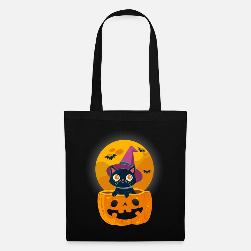 Halloween Kostüm Kinder - Stoffbeutel - Schwarz