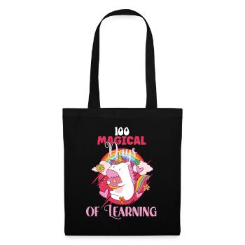 100 Magic Days 100th Day of School Unicorn - Tote Bag - black - Front