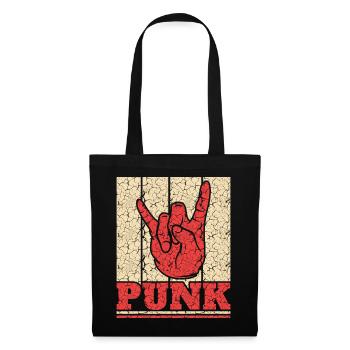 Punk Rock Pogo Anarchy Punks Punk Rocker Punk - Tote Bag - black - Front