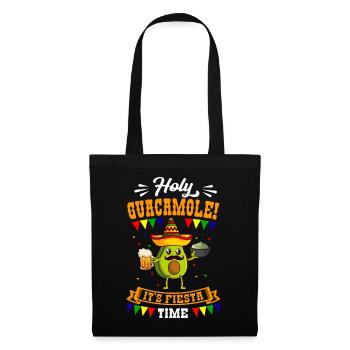 Cinco de Mayo Fête sacrée du Guacamole Mexique - Sac en tissu - noir - Devant