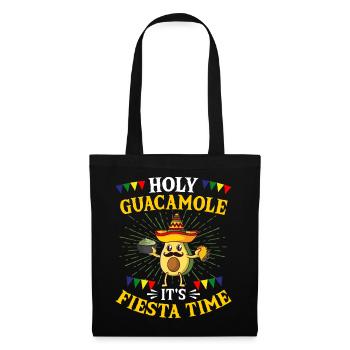 Cinco de Mayo Fête sacrée du Guacamole Mexique - Sac en tissu - noir - Devant