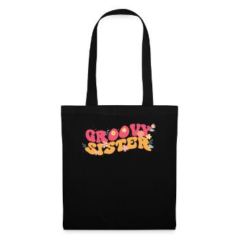Groovy Sister Garden Plant Flowers Floral Decoration - Tote Bag - black - Front