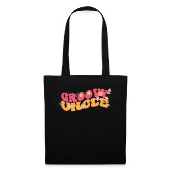 Groovy Uncle Garden Plant Flowers Floral Decoration - Tote Bag - black - Front
