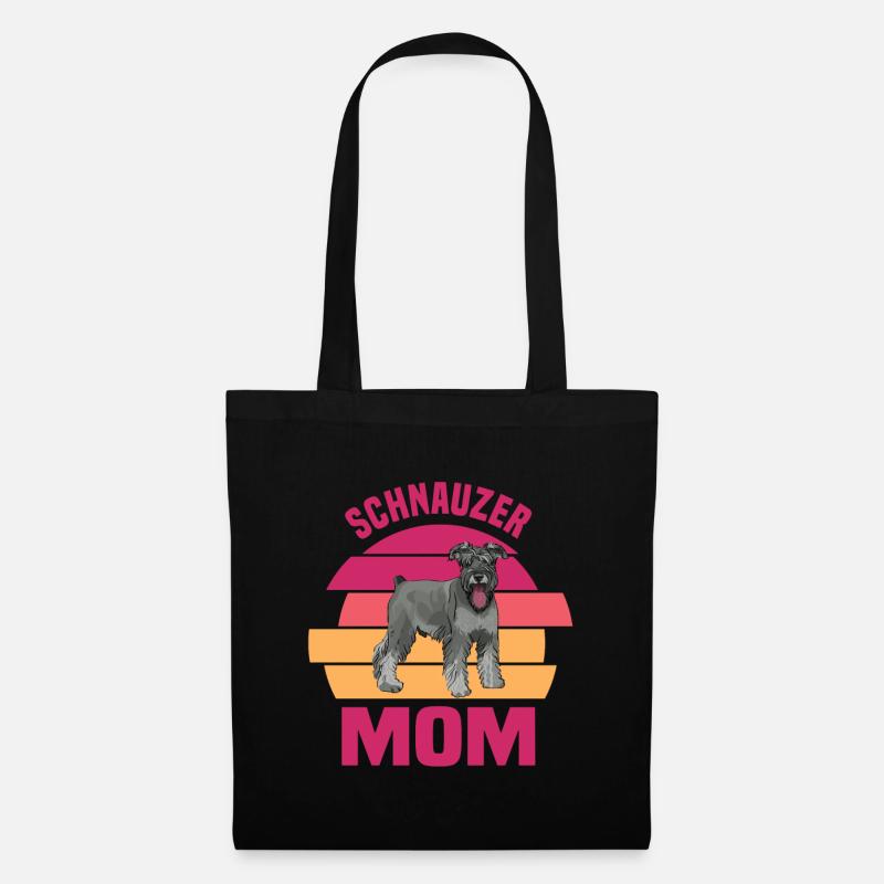 Schnauzer - Sac en tissu - noir