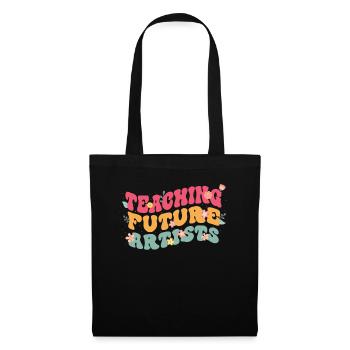 Future Artists Teach Flower Garden - Tote Bag - black - Front