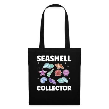 Shell collectors Mussel collectors collect mussels - Tote Bag - black - Front