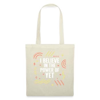Chemise Positivité, Power Of Yet Tee, Jeunesse - Sac en tissu - nature - Devant