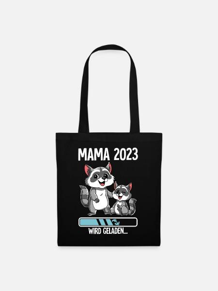Werdende Mama 2023 - Stoffbeutel - Schwarz
